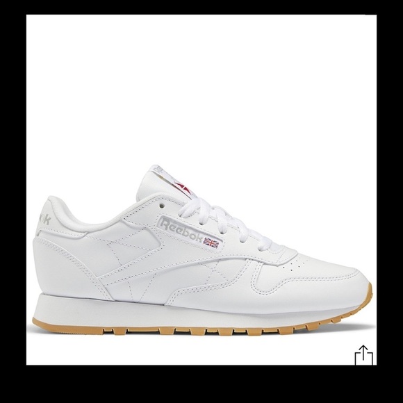 REEBOK WOMENS CLASSIC LEATHER WHITE
COURSE A PIED SNEAKER SIZE 11.5 - Picture 4 of 7